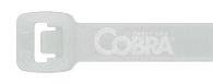 9270 - Colier de plastic, Culoare Alba, 250x4.8 mm