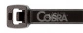 9051 - Colier de plastic, Culoare Neagra, 100x2.5 mm